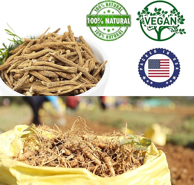 American Ginseng from Wisconsin, DOL American Wisconsin Ginseng Slices Root 西洋参/花旗参 美國花旗參 (4 Ounce (Bag of 1) Small Root)