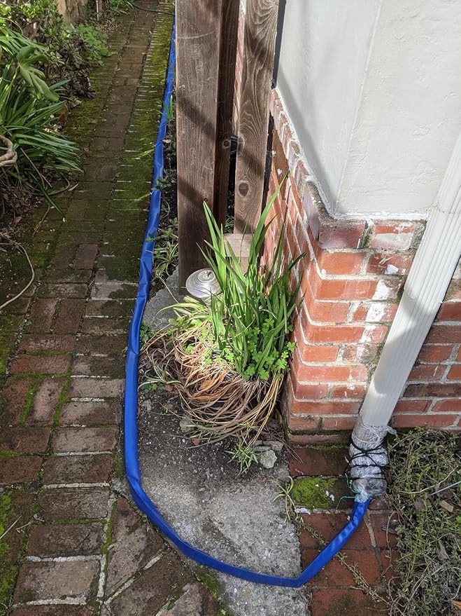 2-1/2 in x 100 ft Pool Backwash Hose Heavy Duty Drain Discharge Double PVC Lay flat General Purpose Vinyl Hose, Burst Resistant for Water Transfer Sump Pump Pool Filter (2.5in 100ft fiber reinforced)