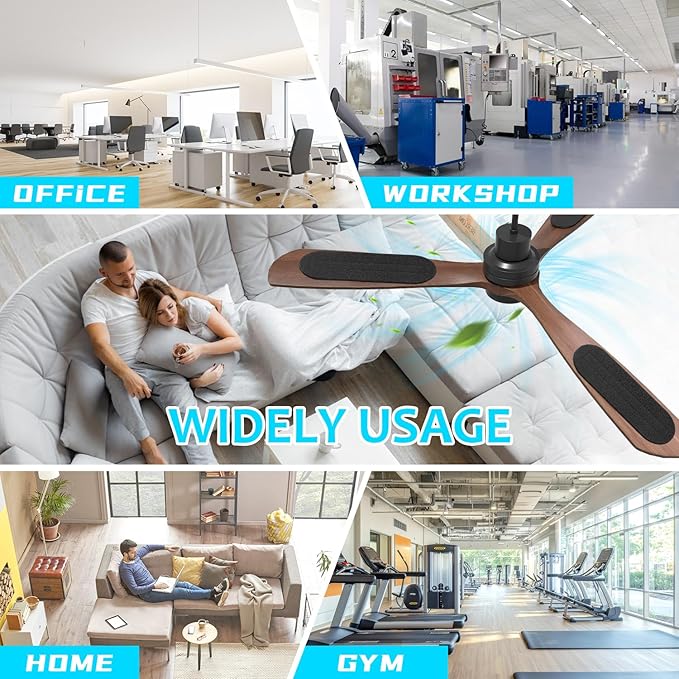 2025 Upgrade Ceiling Fan Filters for Blades 5pcs Easy-Stick Strong Fixity Activated Coconut Carbon Fan Filter. transform your fan into a powerful air purifier, cat litter box fresh filter, black