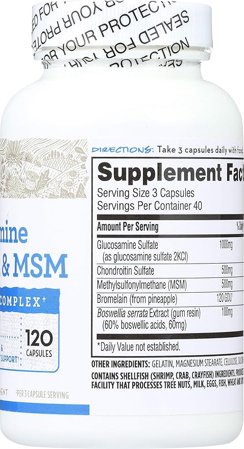 365 by Whole Foods Market, Glucosamine Chondroitin & MSM, 120 ct