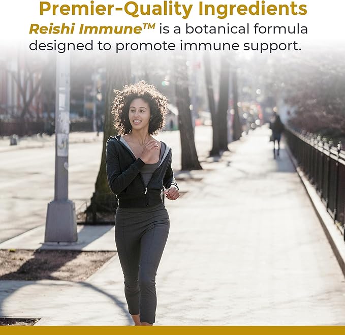 Premier Research Labs Reishi Immune Support Supplement- Reishi Mushroom Capsules, Organic Reishi Mushroom Extract for Women and Men, Contains Red Algae, Turmeric, Milk Thistle - 90 Pure Vegan Capsules