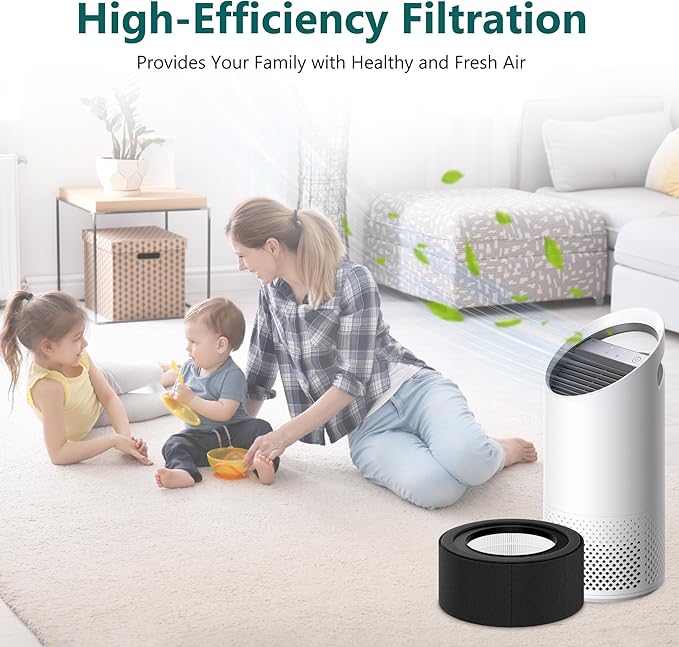 2 Pack Z-1000 Filter Replacement + 4 Extra Activated Carbon Pre-Filters | Compatible with TruSens Z-1000 (Model AFH-Z1000-01)