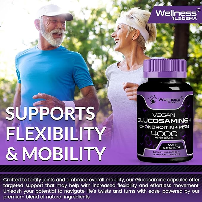 Glucosamine Chondroitin MSM - 4000mg - 240 Count