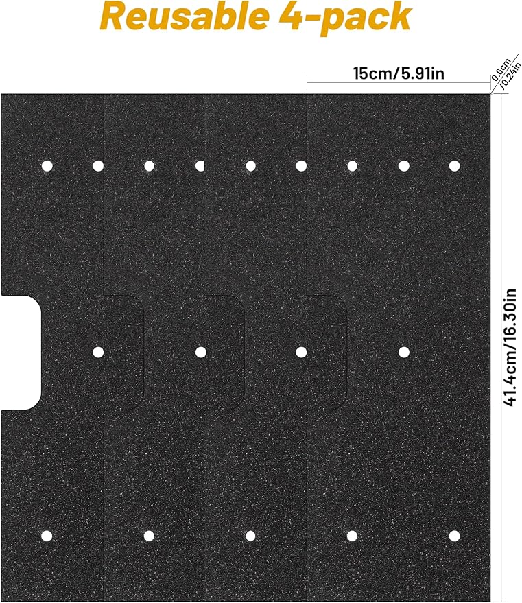 GE Washer Dryer Combo, WH01X35719 Dryer Lint Filter replacement, 2025 New Lint Filter for Ge Washer Dryer Filter Sponge, Hand Washable and Reusable, Models: PFQ97HSPVDS (Only 4 pcs)
