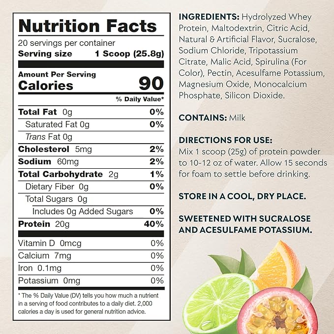 Myprotein Clear Whey Isolate Protein Powder, 1.1 Lb (20 Servings) Fruity Mike and IKE Caribbean Punch Drink Mix, 20g Protein per Serving, Daily Drink for Superior Performance