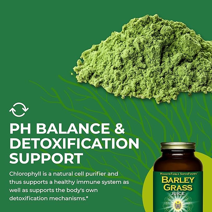 HealthForce SuperFoods Barley Grass Juice – 8 oz Powder