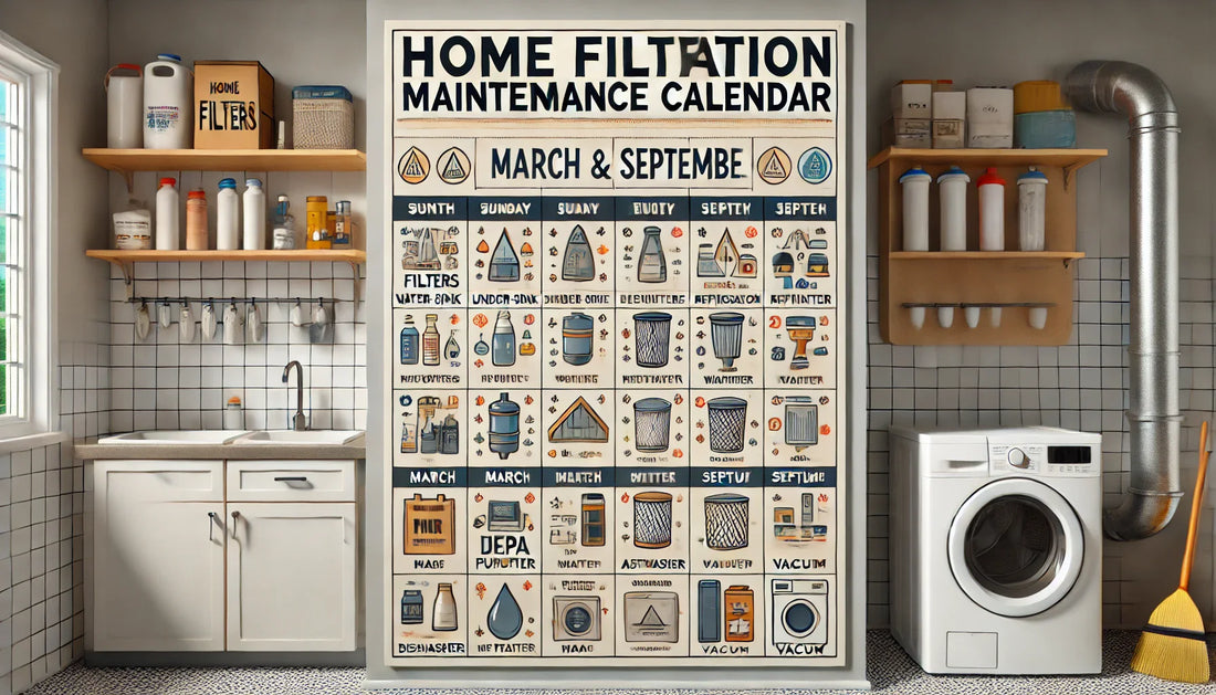 The Home Filtration Maintenance Calendar: When to Replace Water, Air, and Appliance Filters