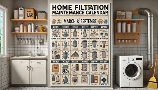 The Home Filtration Maintenance Calendar: When to Replace Water, Air, and Appliance Filters