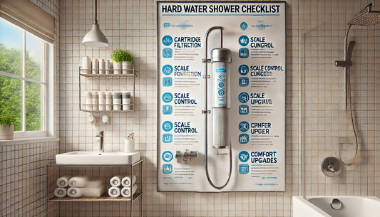 Hard Water Shower Checklist: Cartridge Filtration, Scale Control, and Comfort Upgrades That Actually Last