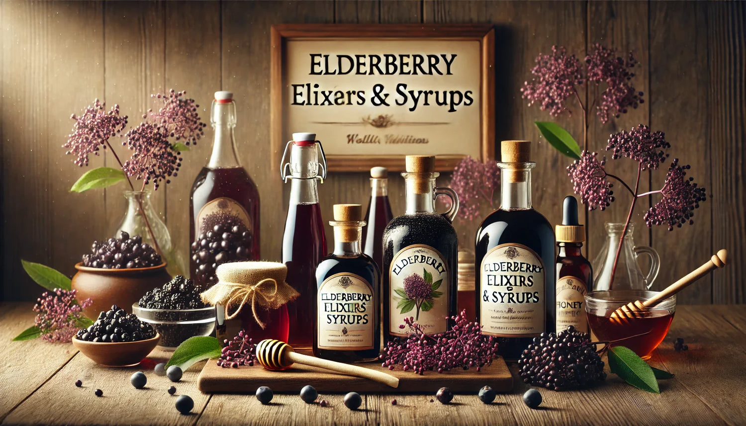 Elderberry Elixirs & Syrups