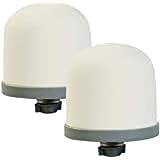 HUI NING Replacement Ceramic Dome Water Filter for Countertop, Household Water Bucket, Cooler Filtration Systems Pitcher (2 pieces)