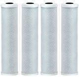 4 Pk Carbon Block Water Filter CTO Whole House RO DI Hydroponics 5 μm 10" x 2.5"