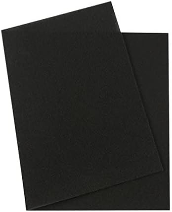 2-Pack Cut to Fit Air Filter - 24"x15"x0.25" Reusable and Washable Foam Filter Material - Cuttable and Versatile Replacement for Air Conditioner Units, Range Hood, RV Vents and More