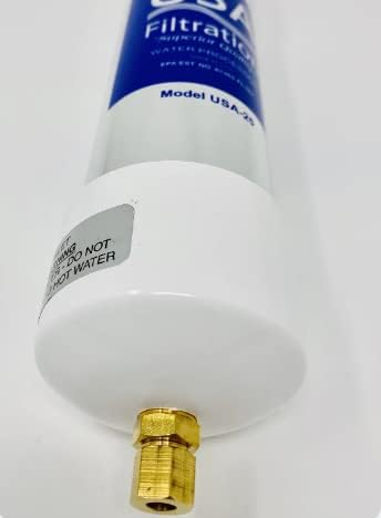 Appliance Water Filter, Ice Maker Filter USA-25 (Replaces NSA Model 25I) Made in America by USA Filtration