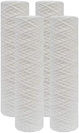 Compatible for WHKF-WHSW String Wound 5 Micron Sediment Water Filters - 4-Pack- by IPW Industries Inc.