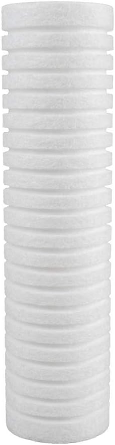 Clear Choice Sediment Water Filter 5 Micron 10 x 2.50" Water Filter Cartridge Replacement 10 inch RO System DEV9109-08, AP110, 4-Pk