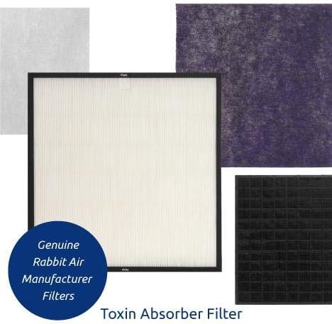 Rabbit Air,Genuine Original Air Purifier Filter - MinusA2 Filter Replacement Kit and HEPA Filter Replacement Compatible with Models SPA-700A and SPA-780A/N (with Toxinn Absorber Customized Air Filter)