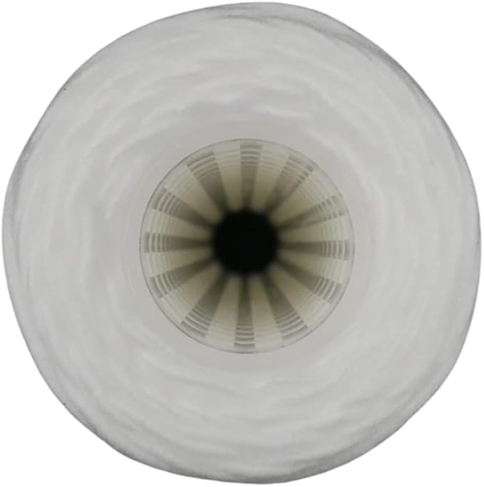 IPW Industries Inc. 5 Micron String Wound Water Filter for Universal Whole House Replacement Cartridge Sediment Filters for Well Water 10" x 2.5" - 6 Pack