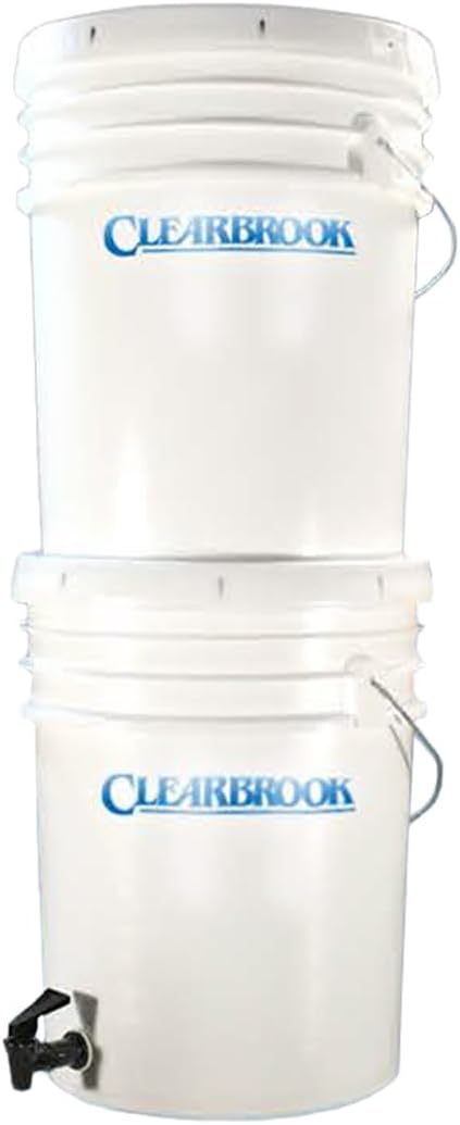 Clearbrook Portable Gravity Water Filter | No Electricity Needed | Filters 6,000+ Gallons | Ideal for Camping, Hiking, Emergency Kits & Everyday Use