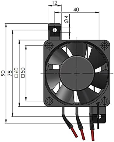 110V Thermistor Heater Mini Air Heating Constant Temperature Insulation Energy Saving With Fan Electric Space Heaters(12V/250W)