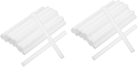 100pcs Oil Diffusers Sticks Car Diffuser Sponges Humidifier Filter Replacement Wick Absorbent Sticks