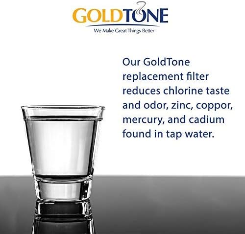 GoldTone Brand Charcoal Water Filters fits Brita and Mavea Water Pitchers. Replaces your Brita Charcoal Water Filter and Replacement Brita Water Filter (3 PACK)