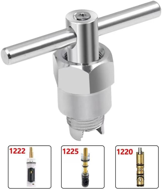 104421 Cartridge Removal Tool, Cartridge Puller Compatible With Moen 1200,1222,& 1225 Single Handle Cartridges，Faucet Cartridge Replacement Core Puller, Moen Shower Cartridge Replacement