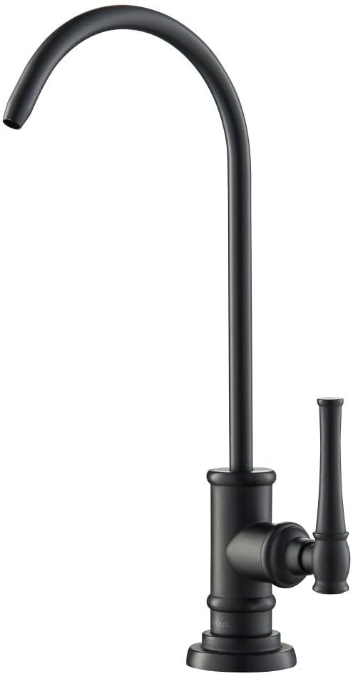 KRAUS Allyn 100% Lead-Free Kitchen Water Filter Faucet in Matte Black, FF-102MB