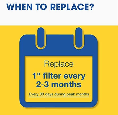 Aerostar 16x16x1 MERV 13 - 6 Count - Pleated HVAC, Furnace & Air Conditioner Filters - Removes Bacteria, Dust, Cold & Flu Germs, Lint, Mold, Pet Dander, Allergy-Causing Pollen, Smog, Smoke & Viruses