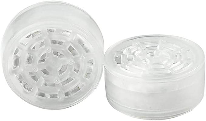 2pcs Shower Head Replacement Filter Cartridge - Chlorine & Flouride Shower Filter and Reduces Dissolved Solids - Hard Water Filter for Water Softener Shower Head