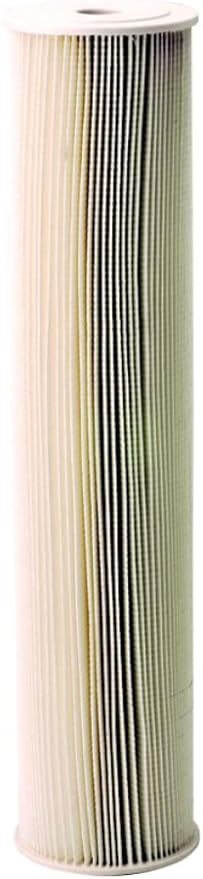Pentair Pentek ECP5-20BB Big Blue Sediment Water Filter, 20-Inch, Whole House Heavy Duty Pleated Cellulose Polyester Replacement Cartridge, 20" x 4.5", White End-Cap, 5 Micron