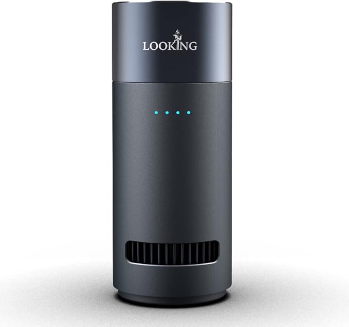 LKT Car Ozone Generator - Remove Smoke Odor from Car, Foul Smell from Bathroom, Odor Eliminator, Portable Ozone Machine, Air Purifier Deodorizer for Home, Office, Smoke, Car, Pet etc.