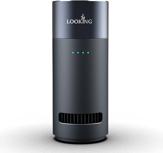 LKT Car Ozone Generator - Remove Smoke Odor from Car, Foul Smell from Bathroom, Odor Eliminator, Portable Ozone Machine, Air Purifier Deodorizer for Home, Office, Smoke, Car, Pet etc.