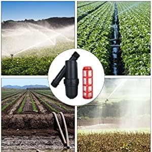 3/4 Inch Screen Irrigation Filter, Stainless Steel Screen Inline Filter, Mesh Conditioning Strainer, Drip IrrigationTank Pool Pump, for Garden Greenhouse Agricultural Drip
