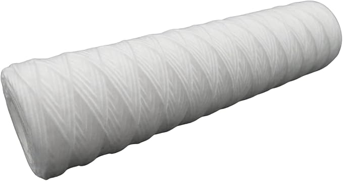 IPW Industries Inc., 30 Micron String Wound for Whole House Water Filter Replacement Cartridge, Sediment Filters for Well Water, 10" x 2.5" - 6 Pack