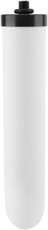 Ceramic Water Filter Element, with 1/4in Water Outlet Filtration System Purify Replacement Part Water Filters Candle Cartridge and Replacement House Dome Ceramic Filtration for Kitchen
