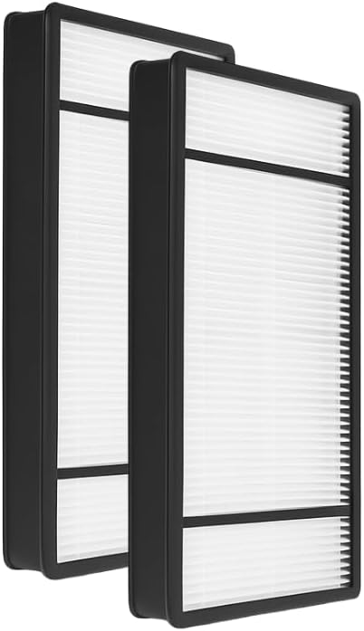 Nispira True HEPA Replacement Filter H Compatible with Honeywell HRF-H2 Fits Air Purifier Model HPA050, HPA150, HPA060, HPA160, HHT055, HHT155, 2 Packs