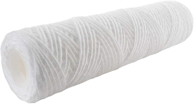 Clear Choice Sediment Water Filter 5 Micron 10 x 2.50" Water Filter Cartridge Replacement 10 inch RO System DEV910908, 155071-43 CW-5 CW-MF WP-5 WP5, 8-Pk