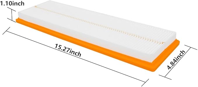 2pcs RE198488 Cabin Air Filter Compatible with JD Tractor 5525 5320 5325 5420 5425 5525 5725 6110D 6115D 6140D 6603 Replaces RE73220