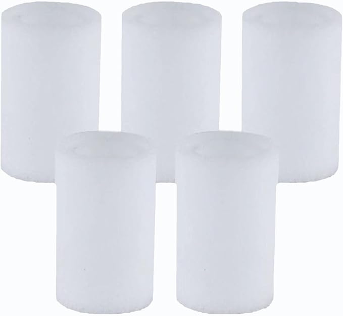 5PCS PP Cotton Filter, 1080° Rotating Filter Faucet Extender,Universal Splash Filter Faucet, Water Filter Faucet for Kitchen Bathroom, Usable for Half A Year