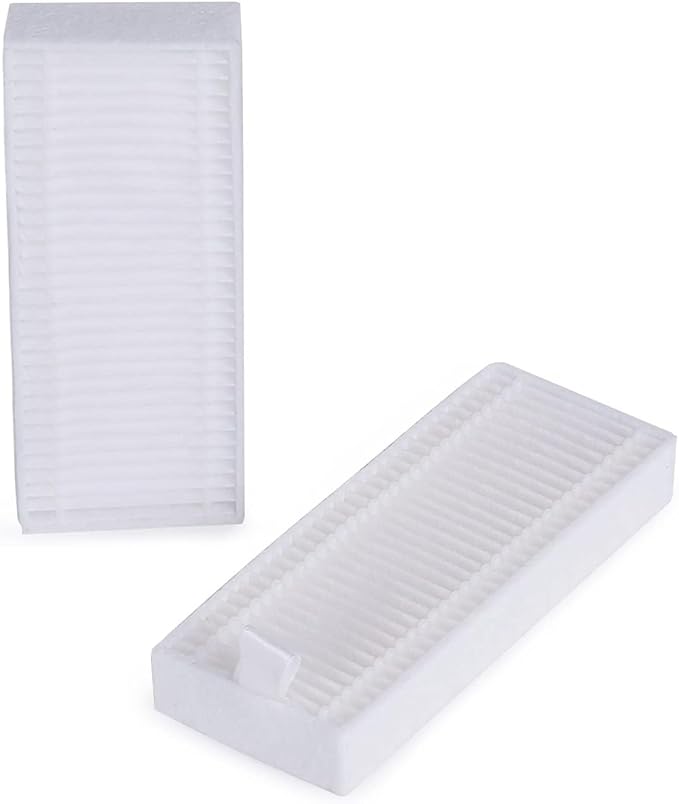 Replacement Parts Accessories Compatible with Coredy R380 1700Pa, R300 Robot Vacuum Cleaner 1400Pa 10 Filters