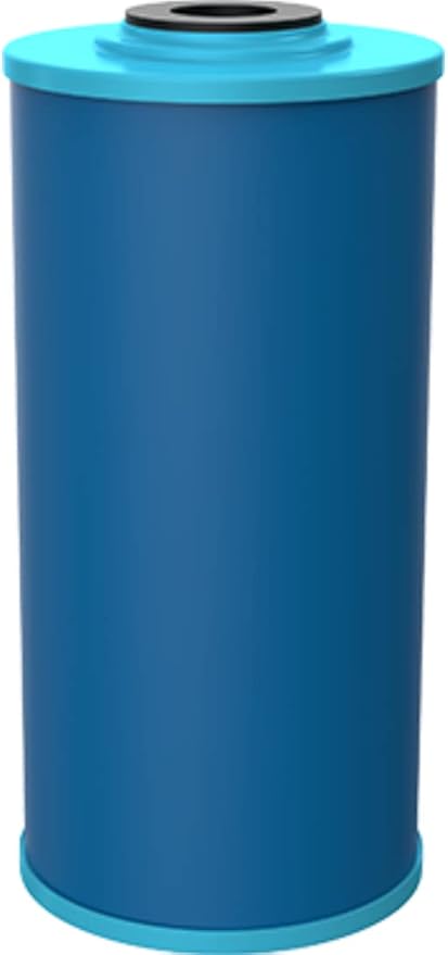 Pentair OMNIFilter RO6 Carbon Water Filter, 10-Inch, Whole House Heavy Duty Big Blue KDF and Granular Carbon Iron Reduction Replacement Cartridge, 10" x 4.5", 5 Micron, Blue