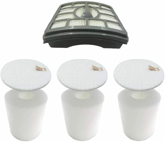 Replacement Filter Kit for Shark Rotator Fits for NV500 NV501 NV502 NV503 NV505 NV510 NV520 NV552 UV560 XFF500 XHF500 Includes 1 Filter 3 Foam Filters