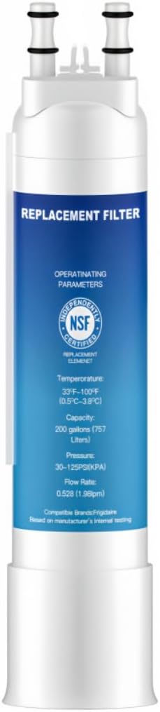 Water Filter Replacement for Frigidaire FPPWFU01 Water Filter Compatible with EPPWF01 PureAdvantage PWF-1 FPPWFU01 (1 Pack)