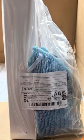 (7 Pack) M1 Replacement Parts Compatible with Lefant M1 Robot Vacuum Cleaner, 1 Roller Brush, 2 Side Brushes, 2 HEPA Filters, 2 Mop Pads, Accessories Kit