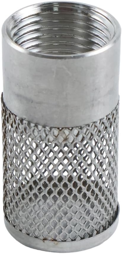 25mm Dia Hose Inlet Suction Strainer Filter, Stainless Steel Water Pump Filter for Garden Irrigation, High Pressure Water Pump, Sprayer & Plumbing Systems