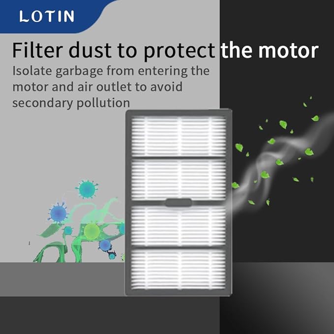 Replacement Parts Kit Compatible with Roomba s9(9150),s9+(9550), Series Vacuum Cleaner.Pack of 1 Set of Multi-Surface Rubber Brushes,6 Side Brushes,6 Filters,2 Tools