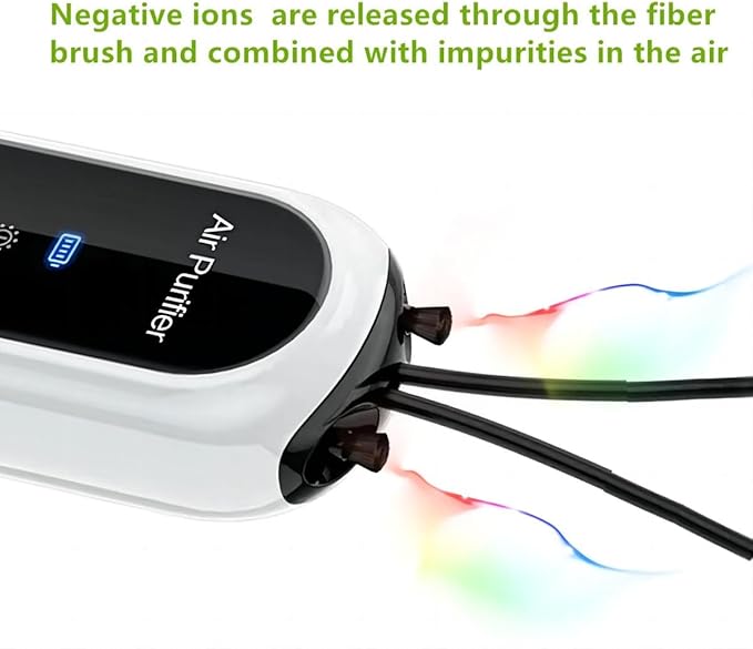 Wearable Negative Ion,Portable Negative Ion Generator Necklace for Purifying Around the Body Smoke,Peculiar Smell, Shape Fashion and for Party,Sports,Outdoor,Home Mini Anion