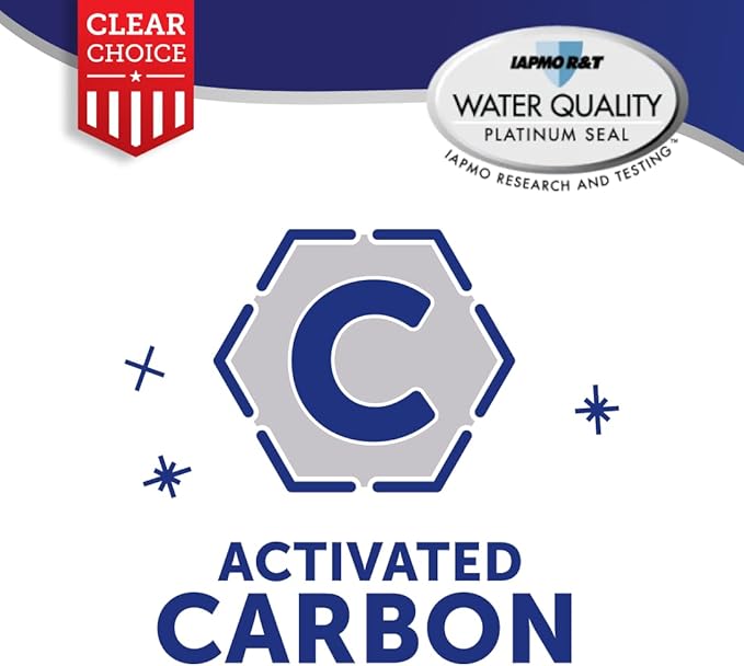 Clear Choice USA Made Replacement Compatible for Maytag UKF7003 FILTER7 UKF7003, UKF7002AXX, Whirlpool EDR7D1, UKF7003AXX, UKF7002, UKF6001AXX, EFF-6014A Refrigerator Water Filter, NSF/ANSI 42, 3pk