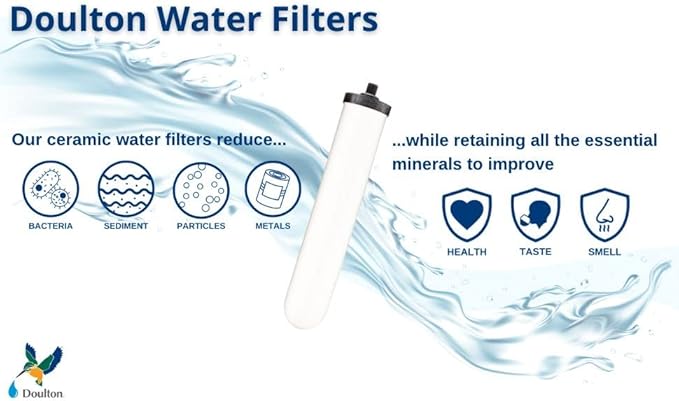 Doulton ¦ W9223031 ¦ UltraCarb SI Push Fit Drinking Water Filter with Scale Reduction. Compatible with Franke 03, 06 and Omni 4-in-1 Boiling Tap, Qettle 08, Carron Phoenix CP08 ¦ 1595 ¦